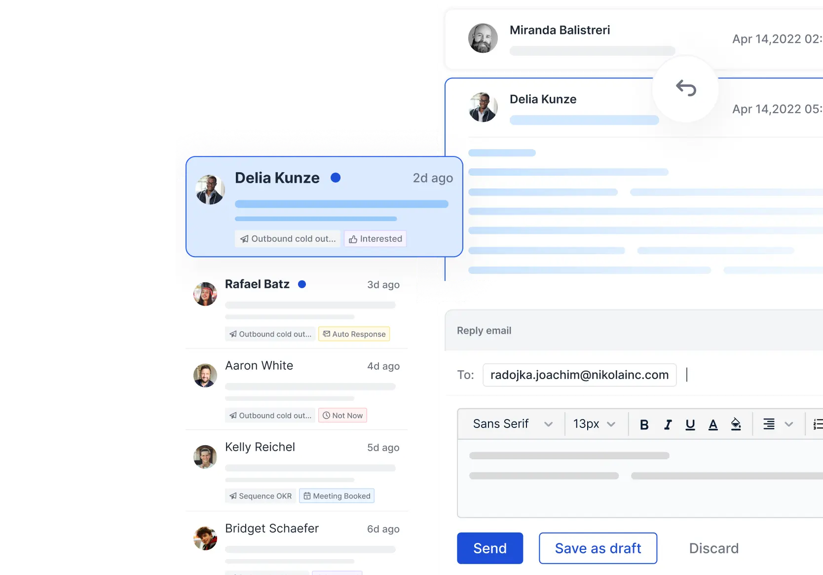 Unified Inbox interface